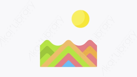 图片素材-037彩虹山 rainbow mountainMG卡通秘鲁元素图标
