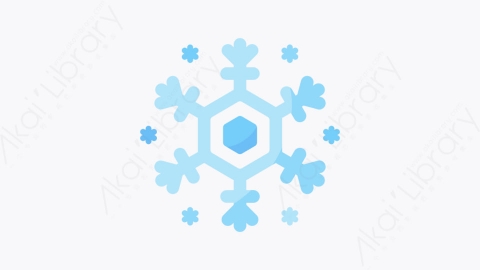 图片素材-037雪花 snowflakeMG卡通圣诞城市元素图标