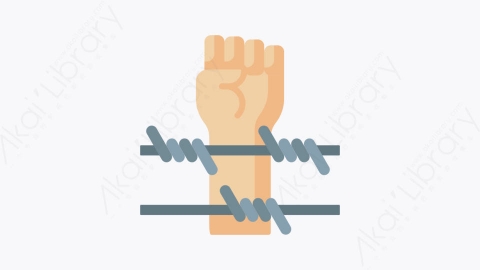 图片素材-038铁丝网 barbed wireMG卡通人权元素图标