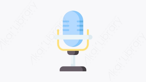 图片素材-038麦克风 microphoneMG卡通新闻元素图标