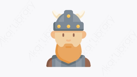 图片素材-038维京人 vikingMG卡通头像元素图标
