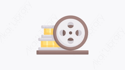 图片素材-039胶卷 reelMG卡通美术元素图标