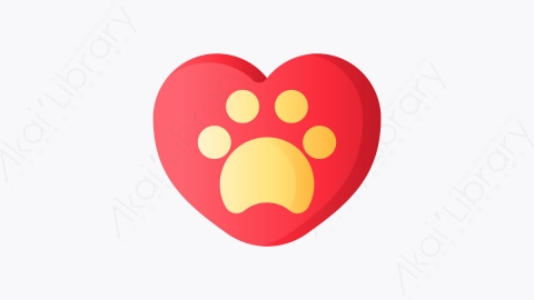 图片素材-010_爱心爪印_love