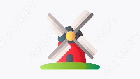 图片素材-031_风车_kinderdijk_windmills