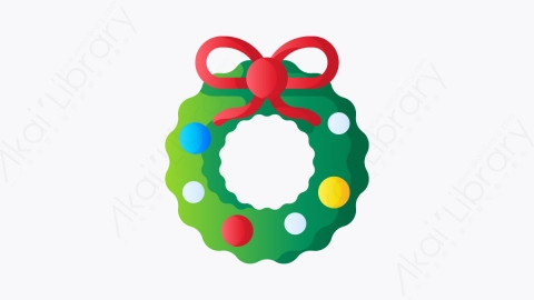 图片素材-050_圣诞花环_christmas_wreath