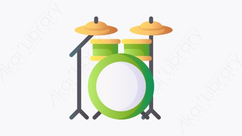 图片素材-038_架子鼓_drum_set
