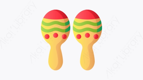 图片素材-041_马拉卡斯沙锤_maracas