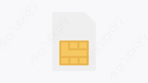图片素材-040-手机卡sim_card卡通扁平商务办公业务元素图标