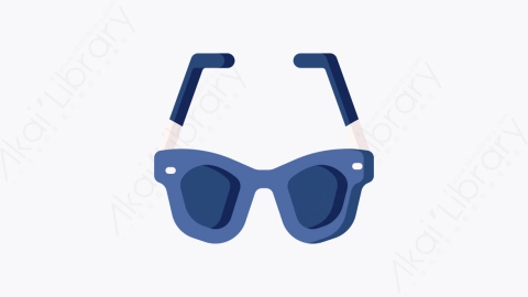 图片素材-040太阳眼镜 sunglassesMG卡通高尔夫元素图标