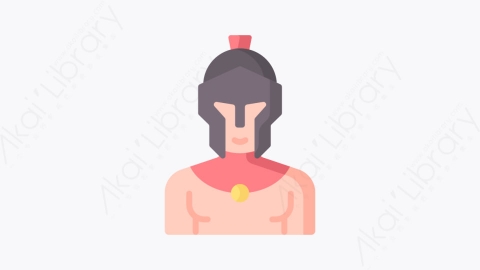 图片素材-040战士warriorMG卡通中世纪元素图标