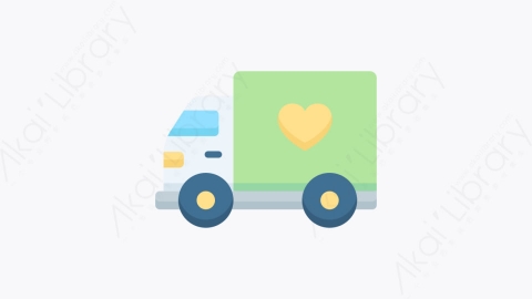 图片素材-041交货 deliveryMG卡通慈善元素图标