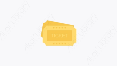 图片素材-0041-车票tickets卡通扁平马戏团元素图标