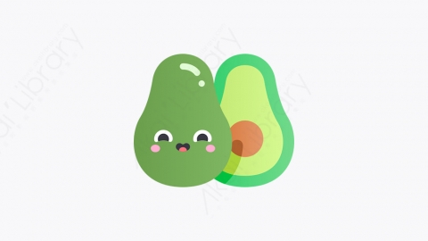 图片素材-042-鳄梨avocado