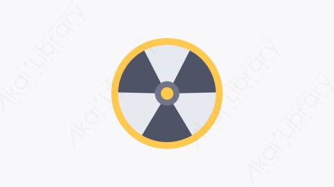 图片素材-042-核nuclear卡通扁平实验室科学教育元素图标