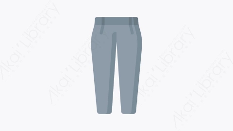 图片素材-042裤子 pantsMG卡通衣服元素图标
