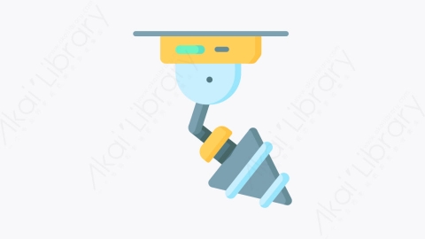 图片素材-043钻床 drilling machineMG卡通制造元素图标
