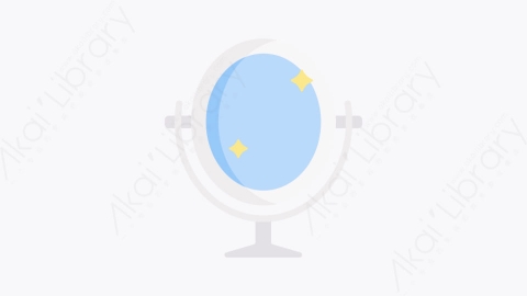 图片素材-043镜子 mirrorMG卡通整形外科元素图标