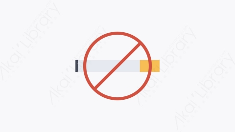 图片素材-043-禁止吸烟no_smoking卡通扁平机场元素图标