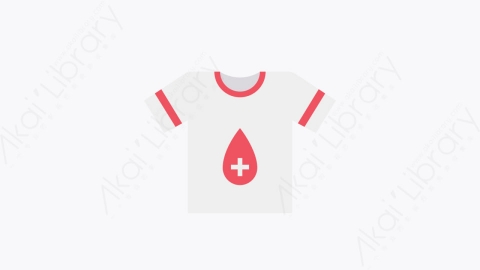 图片素材-043-衬衫shirt卡通扁平医学医疗献血元素图标