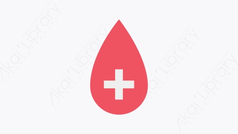 图片素材-044-血滴blood_drop卡通扁平医学医疗献血元素图标