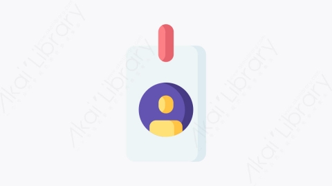 图片素材-044身份证 id cardMG卡通新闻元素图标