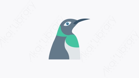 图片素材-044-企鹅penguin卡通扁平动物元素图标