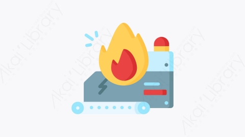 图片素材-045火 fireMG卡通制造元素图标