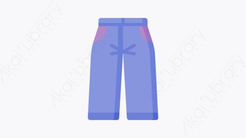 图片素材-045牛仔裤 jeansMG卡通衣服元素图标
