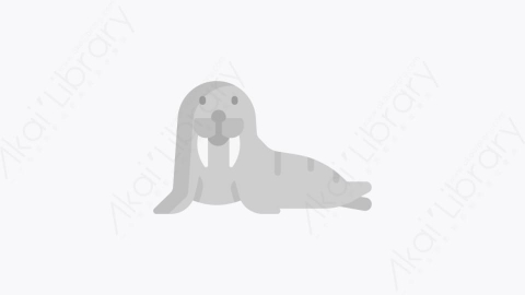 图片素材-045海象 walrusMG卡通海上生活元素图标