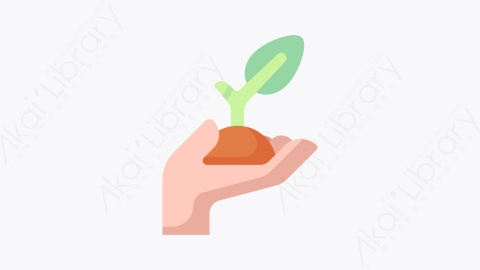 图片素材-047发芽 sproutMG卡通人权元素图标