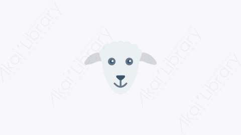 图片素材-049-绵羊sheep卡通扁平动物元素图标