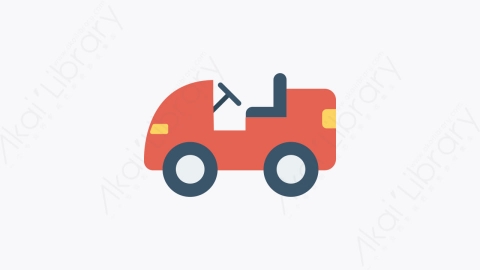 图片素材-049-玩具车toy_car卡通扁平婴儿儿童玩具元素图标