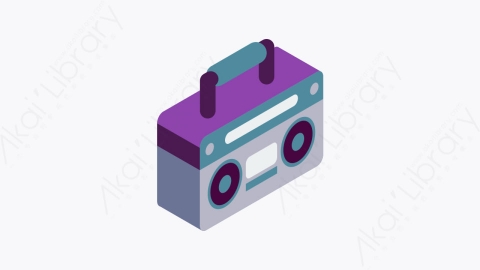 图片素材-039_音响录音机_boom_box