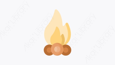 图片素材-050篝火晚会 bonfireMG卡通北极元素图标