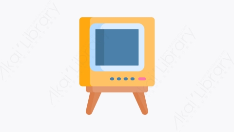 图片素材-050电视 televisionMG卡通电视元素图标