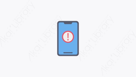 图片素材-051-警报alert扁平卡通手机元素图标