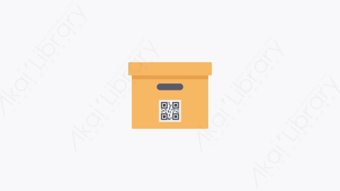 图片素材-053-箱子box扁平卡通购物和电子商务元素图标