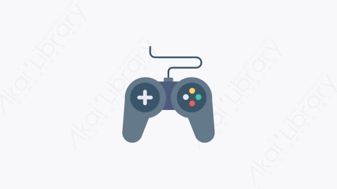 图片素材-053-游戏板gamepad卡通扁平家用设备和电器元素图标