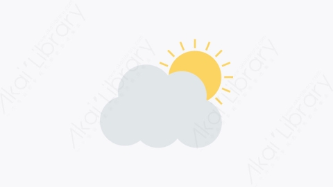 图片素材-053-天气weather卡通扁平自然生态元素图标