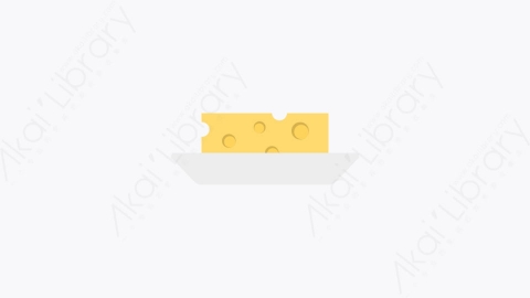 图片素材-0054-奶酪cheese卡通扁平食物和饮料的元素图标