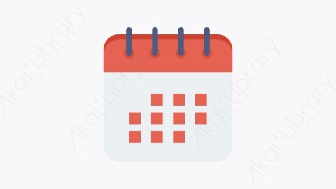 图片素材-055-日历calendar卡通扁平健康和健身元素图标