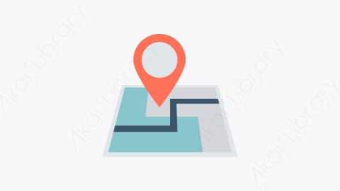 图片素材-058-地图map_pointer扁平卡通城市生活元素图标