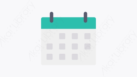 图片素材-061-日历calendar扁平卡通通信元素图标