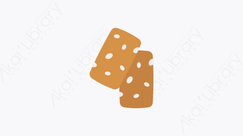 图片素材-0061-饼干cookie卡通扁平食物和饮料的元素图标