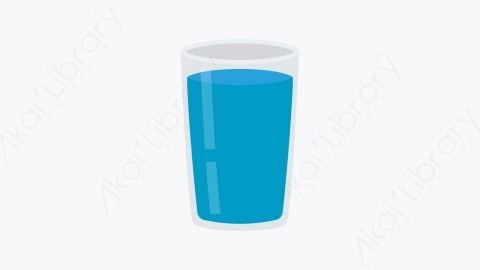 图片素材-061-水玻璃water_glass卡通扁平婴儿儿童玩具元素图标
