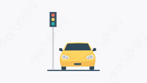 图片素材-062-红绿灯traffic_light扁平卡通城市生活元素图标
