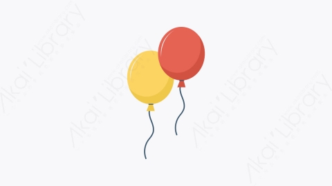 图片素材-063-气球balloon卡通扁平婴儿宝贝教育元素图标
