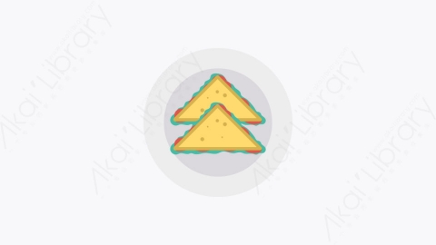 图片素材-0069-三明治sandwich卡通扁平食物和饮料的元素图标