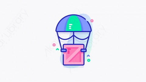 图片素材-017_降落伞_parachute