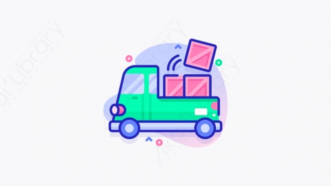 图片素材-040_送货车_delivery_truck